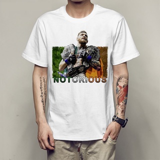 ขายดี!แฟชั่นยุโรปและอเมริกา Conor McGregor Conor McGregor มวยเสื้อยืดผู้ชายการปรับแต่งแขนสั้นหลวมS-5XL