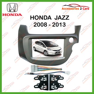 หน้ากากเครื่องเล่น HONDA JAZZ ขนาด 7 นิ้ว ปี 2008 - 2012 รหัส NV-HO-014