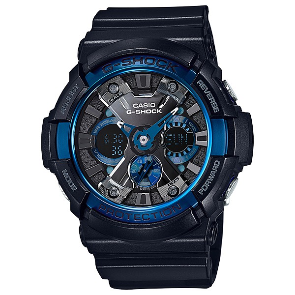 Casio นาฬิกาข้อมือ G-Shock สายเรซิ่น - รุ่น GA-200CB-1A