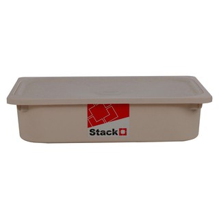 กล่องฝาปิด STACKO 2011A 43x33x10 ซม. สีเบจ