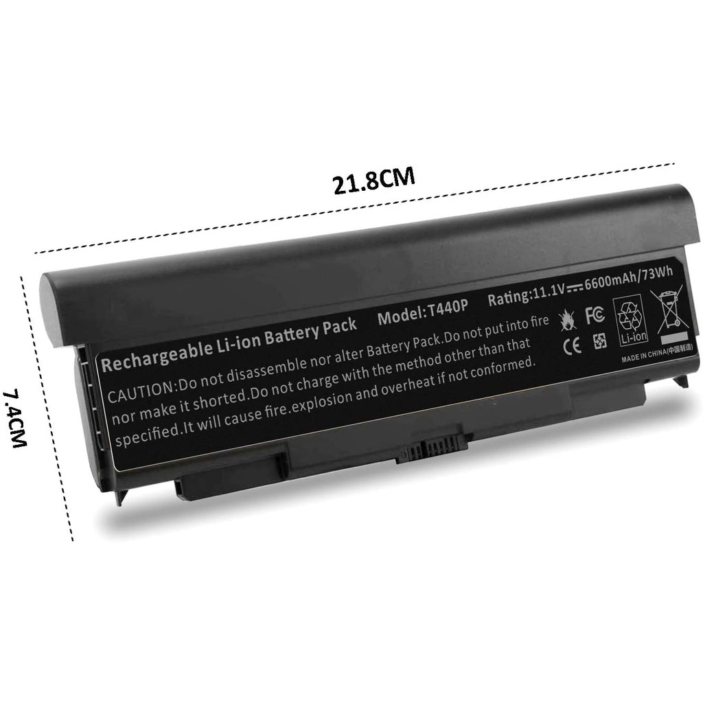 รับประกัน 1 ปี แบตเตอรี่ โน้ตบุ๊ค แล็ปท็อป Lenovo 45N1144 45N1145 5200mAh Battery ThinkPad L440 T440P T540P W540 W541