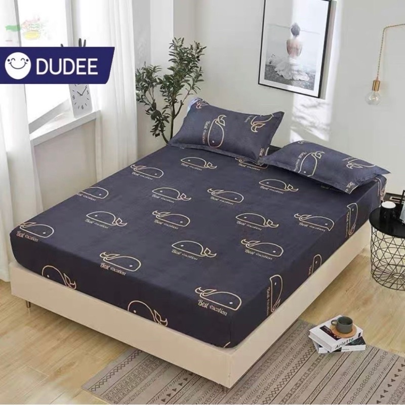 💥💥DUDEE ผ้าปูที่นอน3.5, 5กับ6ฟุต ชุดผ้าปู รูปที่ 2