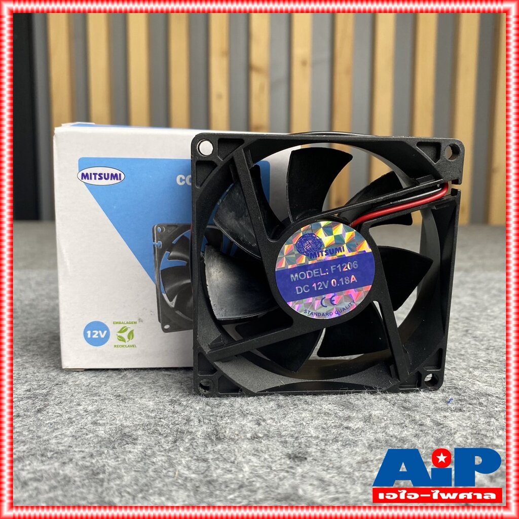 1อัน พัดลม12V 3นิ้ว (80x80x25mm) MITSUMI 925f1206 พัดลมDC12V3นิ้ว พัดลม12V พัดลม พัดลมระบายความร้อน 