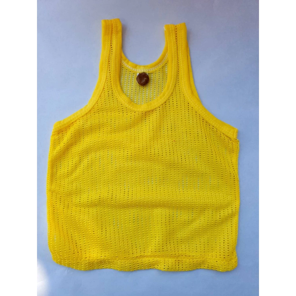 เสื้อกล้ามรู เสื้อกล้ามเด็ก 0-3 ขวบ ระบายอากาศได้ดี ใส่แล้วไม่ร้อน ไม่คัน ซักแห้งง่าย V28 **สินค้าพร้อมส่ง** thumbnail 4