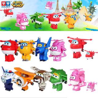 ฟิกเกอร์ super wings planes ของเล่นสําหรับเด็ก 8 ชิ้น