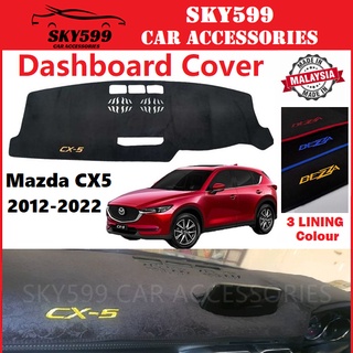 แผ่นแดชบอร์ด กันลื่น คุณภาพสูง สําหรับ Mazda CX5 CX-5 2012-2023