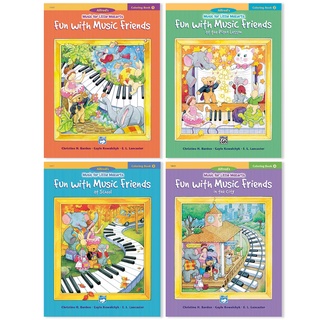 Music for Little Mozarts Coloring Book 1 2 3 4