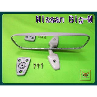 NISSAN BIG-M REAR MIRROR "WHITE" SET // กระจกในเก๋ง กระจกมองหลัง สีขาว สินค้าคุณภาพดี