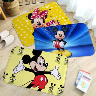 พรมกันลื่น ลาย Mickey และ Minnie กันลื่น สำหรับตกแต่งบ้าน