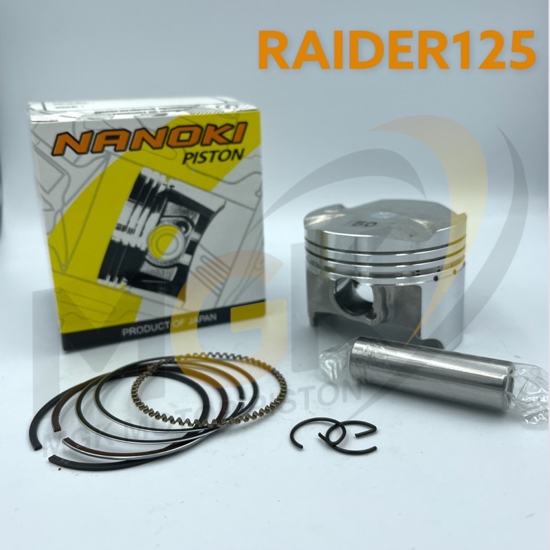 ลูกสูบชุด RAIDER125 เริ่มต้น ( 57-59mm ) สลัก15mm