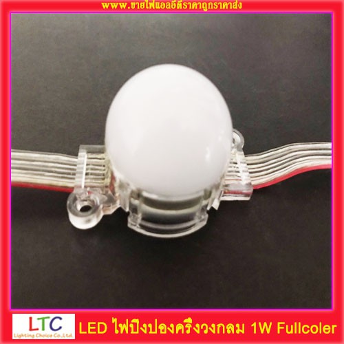 PIN_ไฟปิงปอง LED ครึ่งวงกลม 1w 12v 1พวง มี 30ชิ้น (ราคาเฉลี่ยตกชิ้นละ 17บ.) ราคาคุ้มค่าแน่นอนค่ะ ไฟประดับ  ไฟตกแต่ง