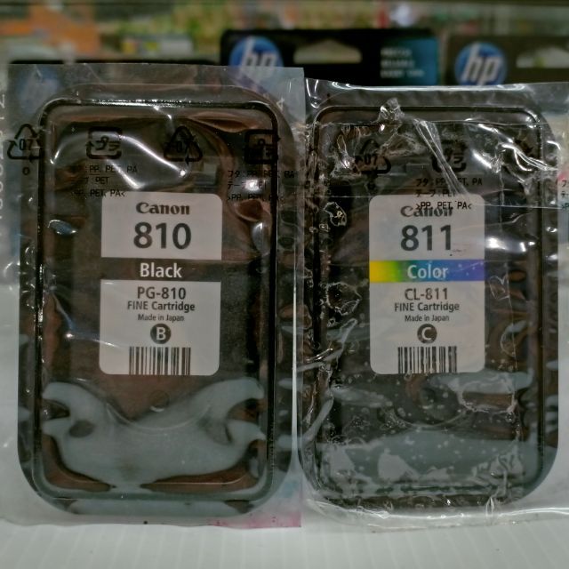 ตลับหมึกNOBOX Canon 810Bk(ดำ) 811CO(สี)ของแท้มือหนึ่ง 💯% ใช้ได้กับรุ่น Canon PlXMA MP 287/MP237/iP27