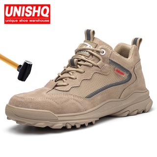 Safety Shoes รองเท้าเซฟตี้หัวคอมโพสิท ผู้ชาย ผู้หญิง แฟชั่น 672