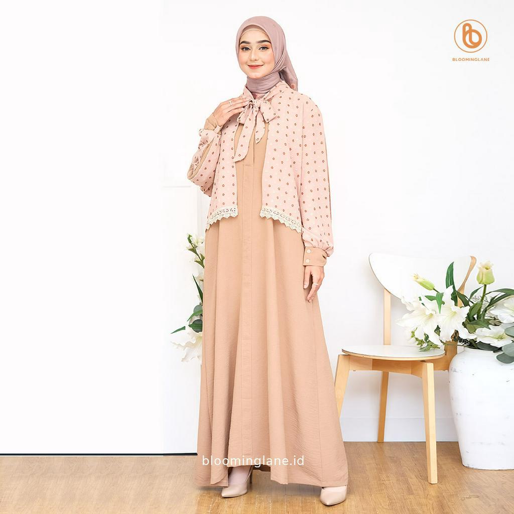 Victorian Dress Cella Brown