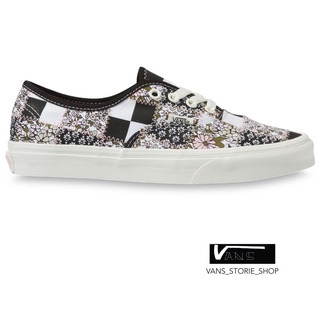 VANS AUTHENTIC FLORAL PATCHWORK MULTI MARSHMALLOW SNEAKERS สินค้ามีประกันแท้