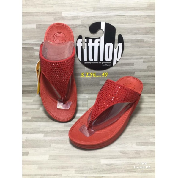 รองเท้าแตะ   FitFlop รองเท้าผู้หญิง36-40 งานดีงานสวยใส่สบาย ผื่นนิดนึงเบาๆ ถ่ายรูปจากสินค้าจริง