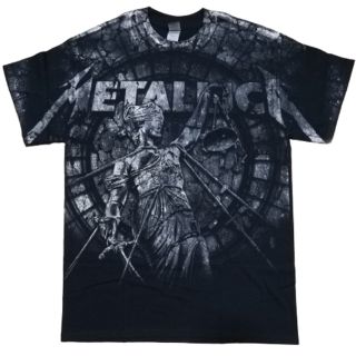 เสื้อวง​ Metallica OVP ลายเทพี สกรีนเต็มตัวหน้าหลัง.