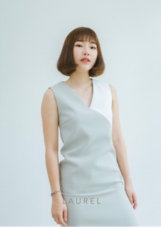 LR0032 Anna Two-Tone Dress เดรสยาว