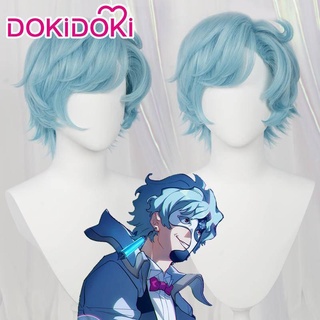 DOKIDOKI Genshin Impact cos ill Dottore cosplay wig