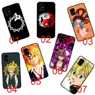 เคสโทรศัพท์มือถือแบบนิ่ม ลาย The Seven Deadly Sins สีดํา สําหรับ Xiaomi Redmi Note 7A 6 7 6A Pro