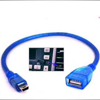 สายUSB2.0Female to Mini USB Male Cable Adapter 5P OTG V3สายต่อUSB AUX AIl New ISUZU D-max