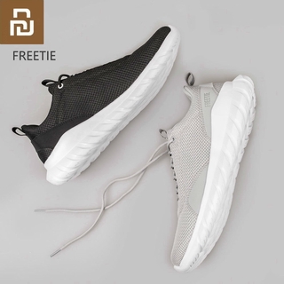 Youpin ต้นฉบับ  FREETIE 39-44 รองเท้ากีฬาผู้ชายขนาดใหญ่สีดำและสีเทา