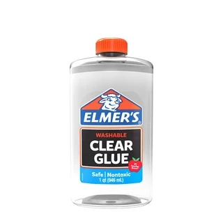 Elmer's กาวใส อเนกประสงค์ ขนาด 946 มล. เอลเมอร์ส Clear Glue 946 ml 1ct กาว ซักออกได้ง่าย สไลม์ งานประดิษฐ์