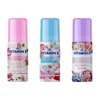 ✅ถูก/แท้ AR Vitamin E Whitening Roll On เอ อาร์ วิตามิน อี ไวท์เทนนิ่ง โรลออน มี 3 กลิ่น ปริมาณสุทธิ 75 มล.