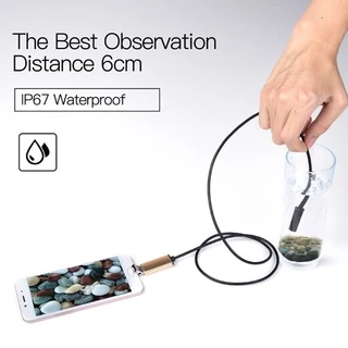 Endoscope HD 3in1 กล้องแอนโดสโคป กล้องงู ต่อคอม มือถือ กล้องส่องท่อ​ กันน้ํา USB / TYPE-C / Micro-USB Endoscope Camera
