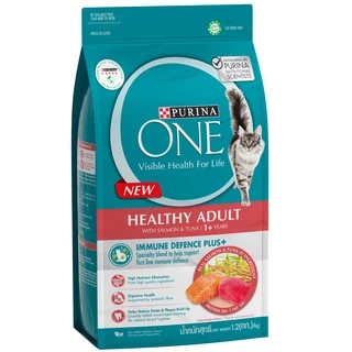 Purina ONE เพียวริน่า วัน อาหารเม็ด ลูกแมว แมวโต ขนาด 1.1-1.2Kg.