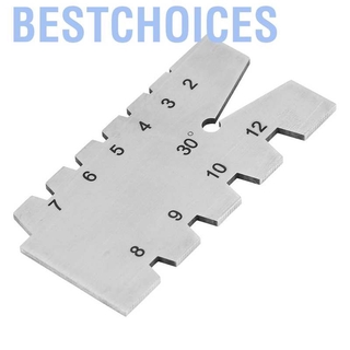 (Ready Stock) Bestchoices เกจวัดเกลียวสแตนเลส 30 องศา