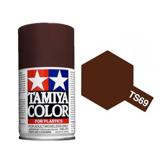 TAMIYA 85069 TS-69 LINOLEUM DECK BROWN สีสเปรย์ทามิย่า พ่นงานโมเดล