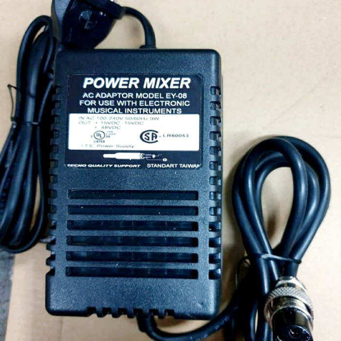 Ymh 15V-48V 4 Pin Power Mixer Adapter New Good