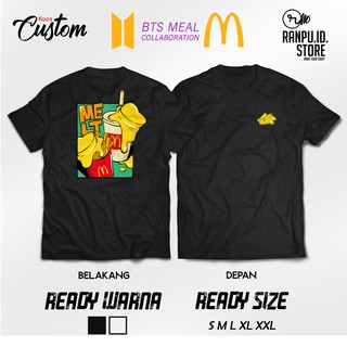 เสื้อยืด พิมพ์ลาย Bts Meal Melt