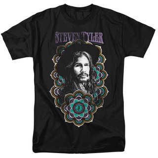 [S-5XL]ขายดี เสื้อยืดผ้าฝ้าย พิมพ์ลายวงดนตรี Steven Tyler dala s Classic N Roll สีดํา สําหรับผู้ชาย FBaace09JCkdjn46