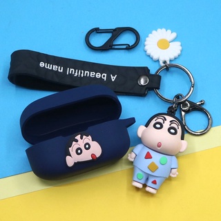 Sony WF-1000XM4 / WF-1000XM3 / WF-XB700 Case Wireless Bluetooth Headset Protective Cover Cute Cartoon Crayon Shinchan Pendant