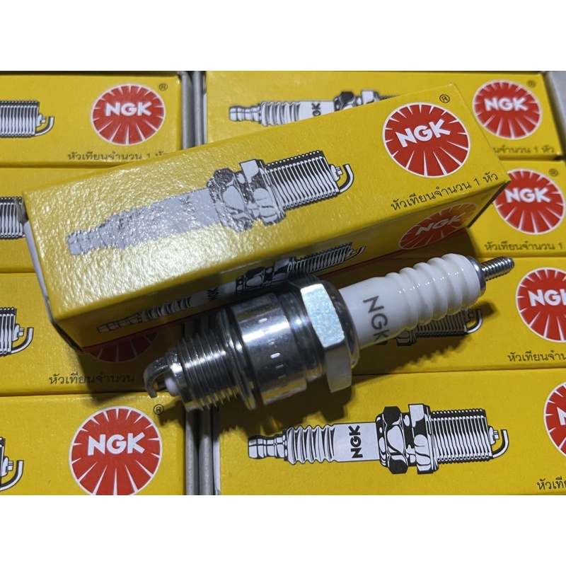[พร้อมส่ง] หัวเทียนรถป็อป หัวเทียนNGK แท้  ใส่ Dio Zx (2จังหวะเกลียวสั้น)