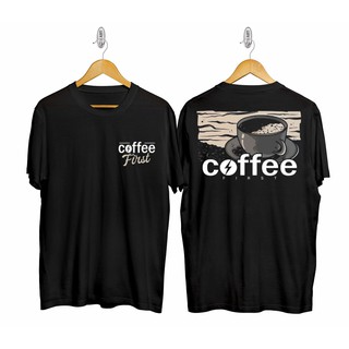 เสื้อยืด ลายกาแฟ FIRST DISTRO เหมาะกับใส่ในสถานที่