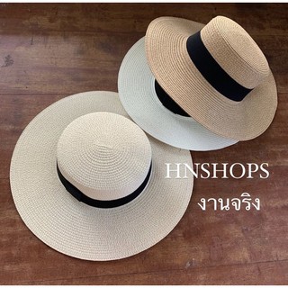 Boater Hat หมวกทรงกลม พร้อมส่ง PU