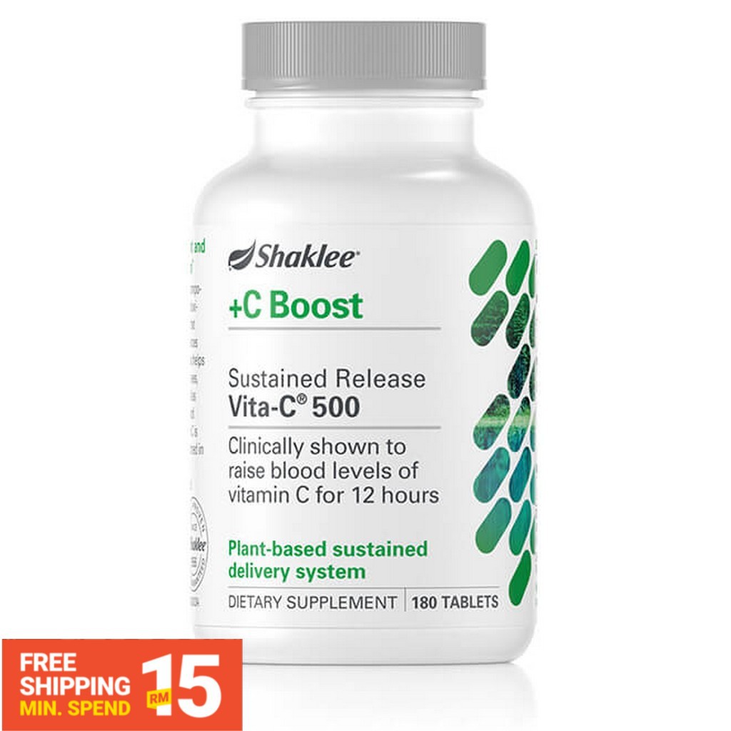 Shaklee Sustained Release Vita C Plus 300 Tablets Shopee Thailand