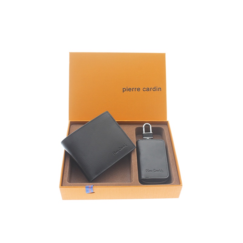 Pierre Cardin Gift set กระเป๋าธนบัตร+พวงกุญแจรถ รุ่น GWC7-23