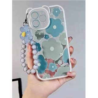 เคสโทรศัพท์ไอโฟน(iphone)ลายดอกไม้ และ เชือกเส้นเล็ก ลายดอกไม้