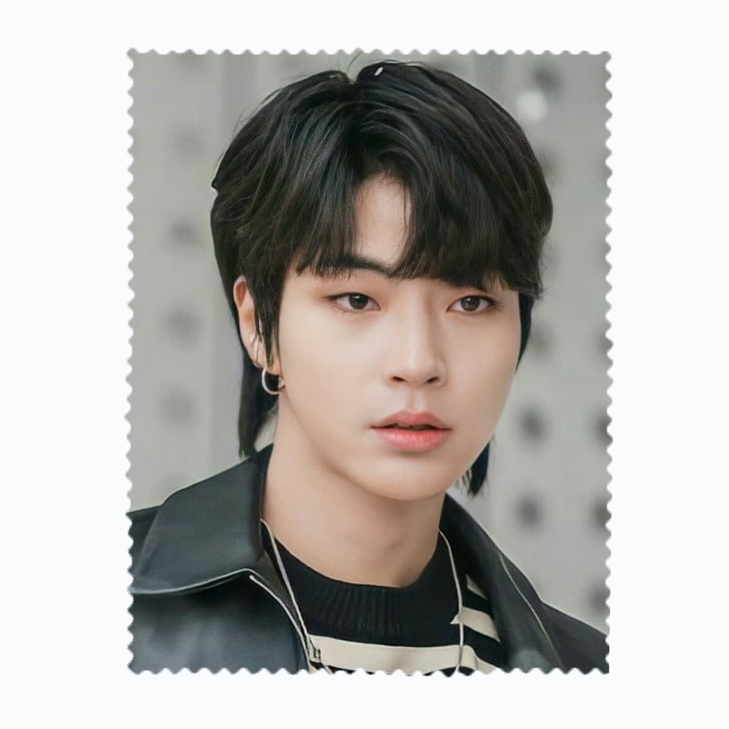 ผ้าเช็ดแว่นตา เช็ดเลนส์ ผ้าไมโครไฟเบอร์ ศิลปินเกาหลี True beauty  ฮวังอินยอบ Hwang In yeop ฮันซอจุน