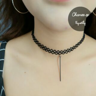 Choker+จี้ ส่งฟรี ลทบ.