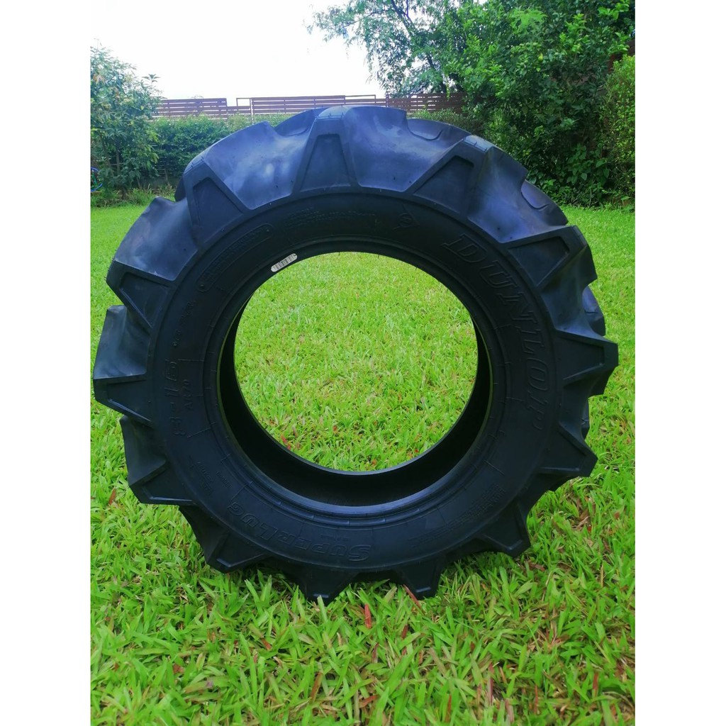 ยางรถไถ ยางรถแทร็คเตอร์ 8-16 DUNLOP ลาย AR70 ลายเกาะตะกุยลุยงานโหดๆ ผ้าใบ6ชั้น 6PR คุณภาพสูง (ยางใหม