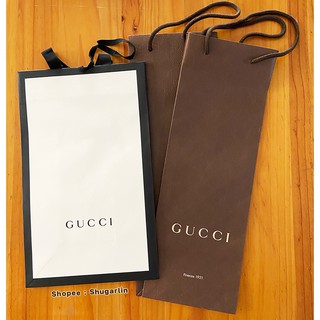 ถุงกระดาษ ถุงแบรนด์เนม Gucci แท้💯