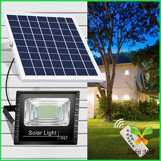 Zakii Mall [A703] ไฟถนนเซ็นเซอร์แสงอาทิตย์ LED โคมไฟโซล่าเซล  กำลังไฟฟ้า 10W Solar sensor light