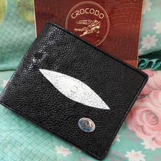 stingray bifold wallet black กระเบนกระเป๋าสตางค์