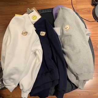 SHINee11 (ราคาถูกที่สุด) เสื้อสเวตเตอร์ผู้หญิง พิมพ์โลโก้หมี…