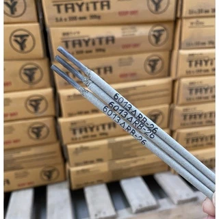 (มีพร้อมส่ง)ลวดเชื่อมเหล็ก TAYITA ลวดเชื่อมเหล็กเหนียว (สีเทา)ลวกอ๊อก 2.6 3.2 มม(mm) (1 ห่อ หนัก 2 กก.) 🔥ของแท้100%🔥